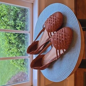 JOURNEE BRAND WOMEN'S BROWN TAN FLAT SHOE SIZE 8.5